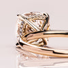 1.15 - 3.15 CT Cushion CVD Diamond Hidden Halo Engagement Ring