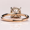 1.15 - 3.15 CT Cushion CVD Diamond Hidden Halo Engagement Ring