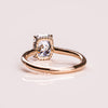 1.49-3.49 CT Cushion CVD Diamond Hidden Halo Engagement Ring