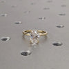 1.50 CT Oval CVD Diamond Solitaire Engagement Ring