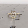 1.0 - 3.0 CT Elongated Cushion   CVD Diamond Bezel Setting Engagement Ring