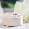 1.75ct Oval Cut Solitaire Moissanite Engagement Ring