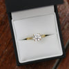 2.0ct Round Cut Moissanite Solitaire Engagement Ring