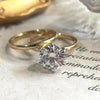 1.0-3.0 CT Round CVD Diamond Solitaire Engagement Ring
