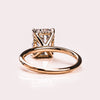 1.43-3.43 CT Radiant  CVD Diamond Hidden Halo Engagement Ring