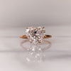 2.0 CT Heart Cut Moissanite Solitaire Diamond Engagement Ring
