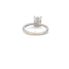 1.51-3.51 CT Radiant CVD Diamond Pave Setting Engagement Ring