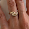 1.50CT-2.50CT Marquise Cut Moissanite Diamond Unique Pave Engagement Ring