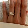 1.50CT-2.50CT Marquise Cut Moissanite Diamond Unique Pave Engagement Ring