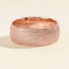 8mm Domed Stardust Men's Wedding Band