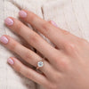 2.0 - 4.0 CT Round Cut CVD Diamond Milgrain Engagement Ring