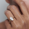 1.5 - 3.5 CT Marquise CVD Diamond Solitaire Engagement Ring