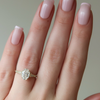 1.50 - 3.50 CT Oval Cut CVD Diamond Pave Engagement Ring