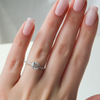 1.50 - 3.50 CT Round Cut CVD Diamond Pave Engagement Ring