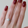 1.50 - 2.50 CT Emerald Cut CVD Diamond Solitaire Engagement Ring