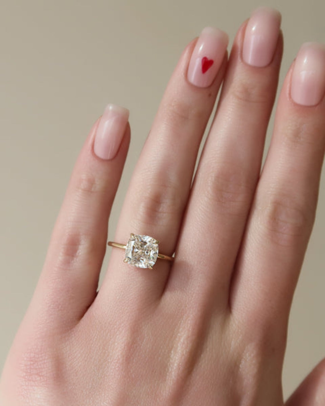 2.0 - 4.0 CT Cushion Cut CVD Diamond Hidden Halo Engagement Ring