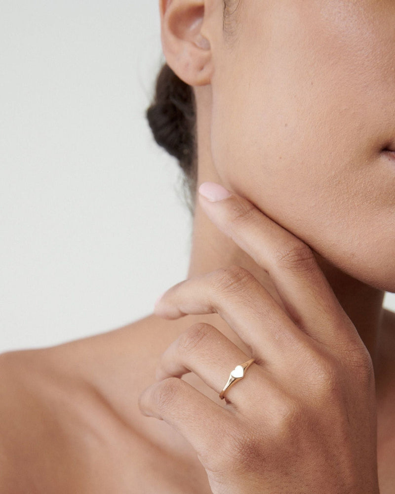 heart shaped Engagement Ring