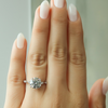 1.50 - 3.50 CT Round Cut CVD Diamond Dainty Style Engagement Ring