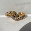 1.50CT-2.50CT Yellow Pear Cut Moissanite Diamond Antique Engagement Ring