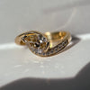 1.50CT-2.50CT Yellow Pear Cut Moissanite Diamond Antique Engagement Ring