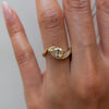 1.50CT-2.50CT Yellow Pear Cut Moissanite Diamond Antique Engagement Ring