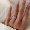 1.50CT-2.50CT Yellow Pear Cut Moissanite Diamond Antique Engagement Ring