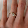 1.50CT-2.50CT Yellow Pear Cut Moissanite Diamond Antique Engagement Ring
