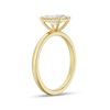 2.0 -4.0 CT Radiant CVD Diamond Solitaire Engagement Ring