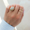 The Ultimate Elongator: Contoured Club Marquise Ring