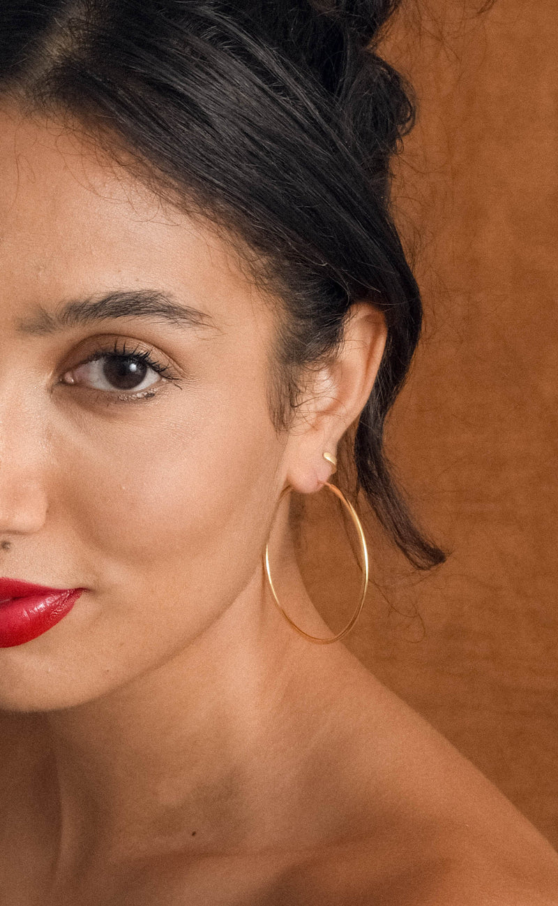 Infinity hoops for women