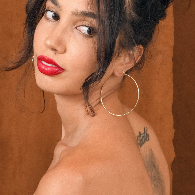 Infinity hoops for women