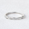 0.15CTW Round Brilliant Cut Moissanite Vintage Matching Wedding Band