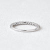 0.20CTW Round Brilliant Cut Half Eternity Perfect Moissanite Wedding Band
