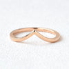 1.50MM Solid Gold Curved Perfect Stacking Band for All Rings