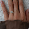 1.0CT-2.0CT Oval Cut Moissanite Unique Pave Diamond Engagement Ring