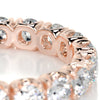 Round Club Moissanite Full Eternity Wedding Band