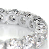 Round Club Moissanite Full Eternity Wedding Band