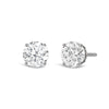2.0CT Round Cut Moissanite Diamond Stud Earrings for Women
