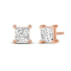 2.0CT Princess Cut Moissanite Diamond Stud Earrings for Her