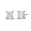 2.0CT Princess Cut Moissanite Diamond Stud Earrings for Her