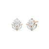 Round & Marquise Cut Moissanite Diamond Earrings for Her