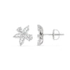 Multi-shape Flower Moissanite Diamond Stud Earrings for Her