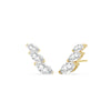 Marquise Cut Unique Moissanite Diamond Stud Earrings for Women
