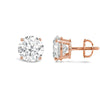 4.0Ct Round Cut Moissanite Diamond Stud Earrings for Her