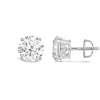 4.0Ct Round Cut Moissanite Diamond Stud Earrings for Her