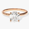 4-Prong Solitaire Round Cut Moissanite Engagement Ring (1.50 CT)