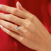 4-Prong Solitaire Round Cut Moissanite Engagement Ring (1.00 CT)