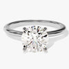 4-Prong Solitaire Round Cut Moissanite Engagement Ring (2.00 CT)