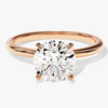 4-Prong Solitaire Round Cut Moissanite Engagement Ring (2.00 CT)