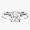 Cushion Cut Solitaire Moissanite Engagement Ring (1.50 CT)
